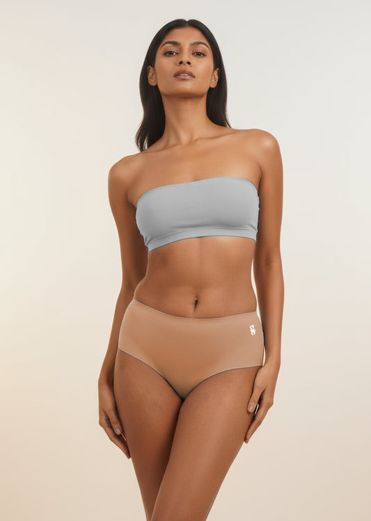 3 Pack - Beige Seamless Underwear