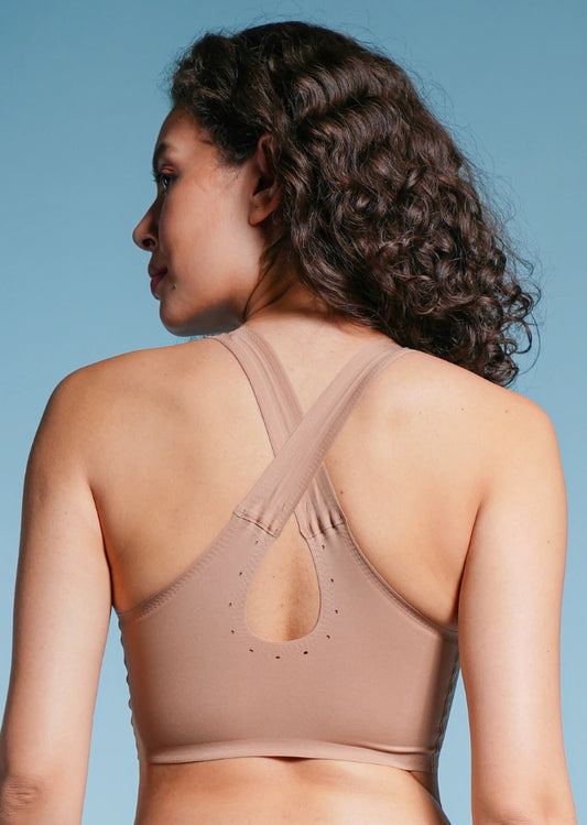 Beige Set - Fursat Crossback Bra & Seamless Underwear