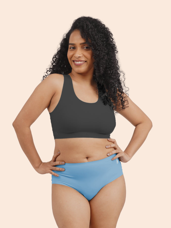 Pack of 6 - Moisture-Wicking Seamless Underwear - Ocean Blue