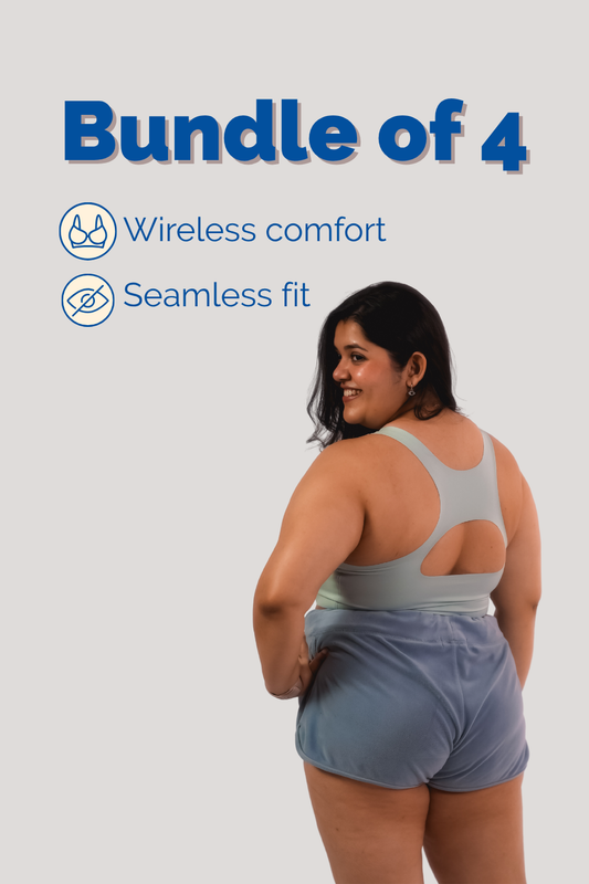 Fursat Wireless Bras for Daily Use | Bundle of 4 | Tilt Intimates