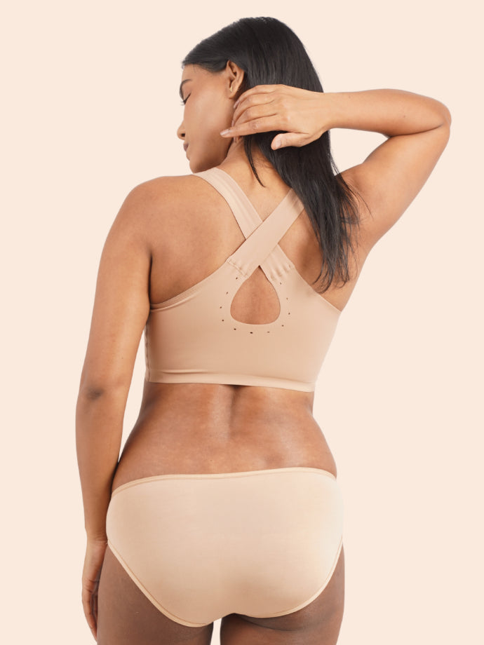 Pack of 3 - Moisture-Wicking Modal Fabric Underwear - Latte Beige Low-waist