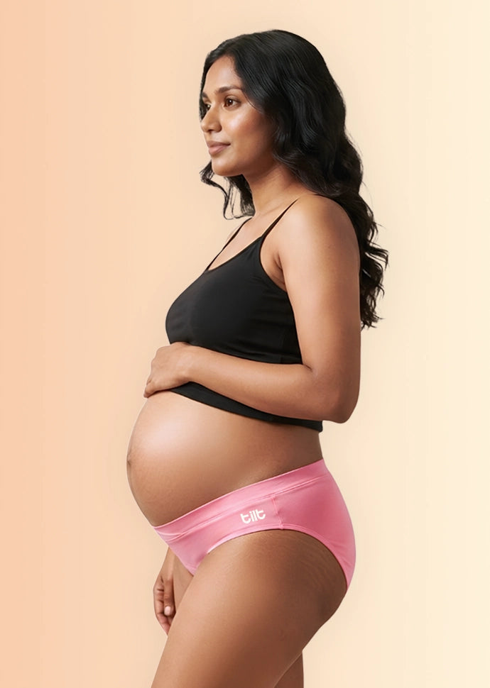 Assorted 3 Pack - Leakproof Maternity Underwear - Below Bump