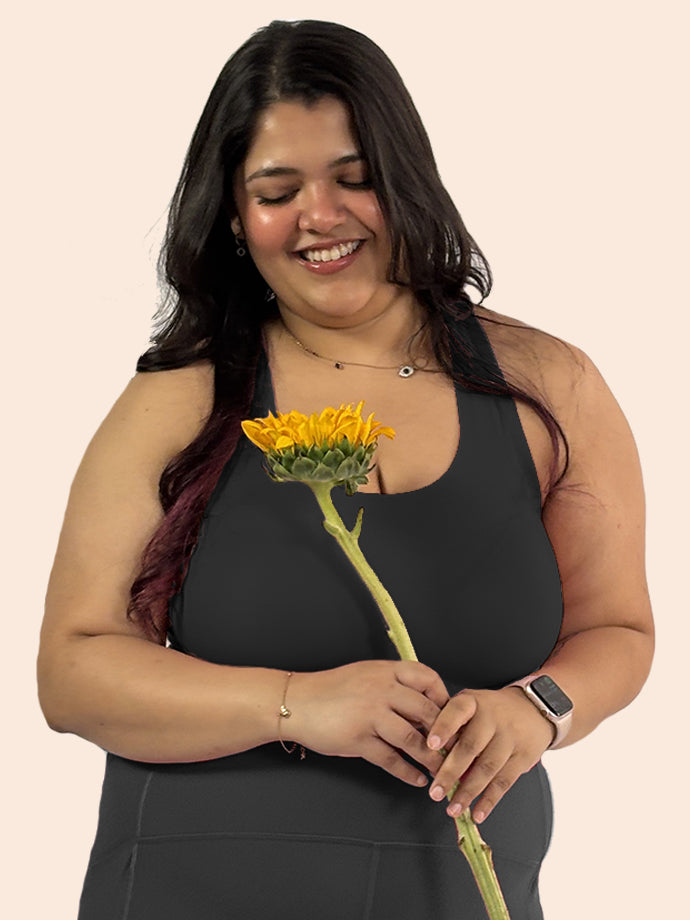 Tilt x Dr. Cuterus Fursat Bra - Racerback Black