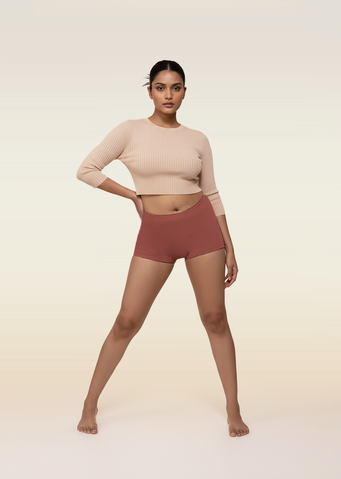 2 Pack - Red Absorbent Boyshorts