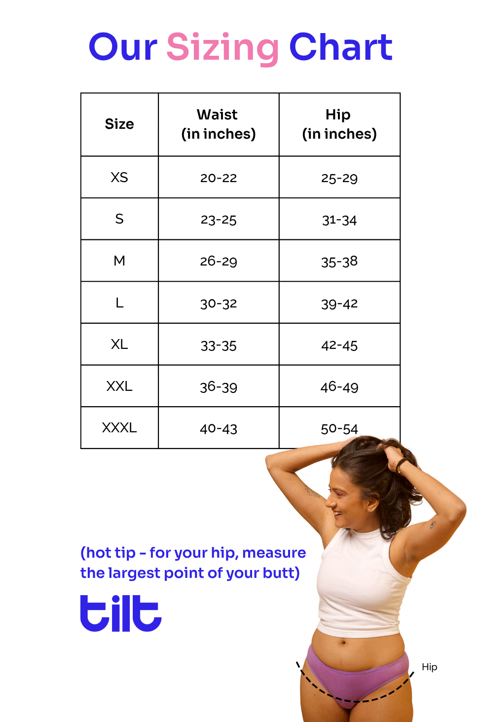 Size Inclusive Underwear for Women | Tilt Intimates