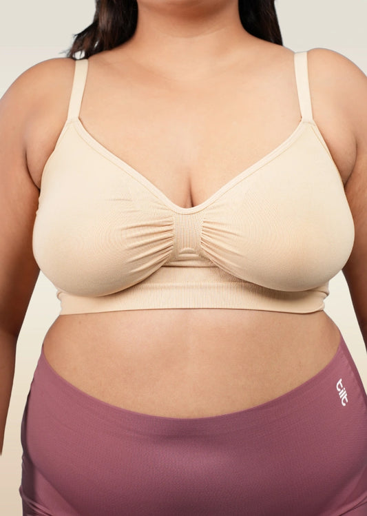 Beige Shaper Bra - 3 Pack