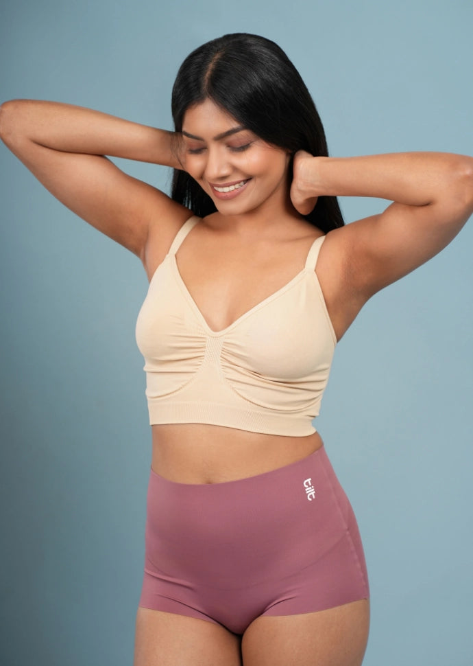 Beige Shaper Bra - 3 Pack