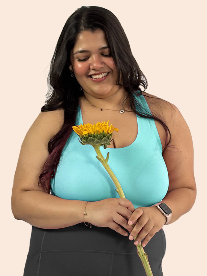 Pack of 4 - Tilt x Dr. Cuterus Fursat Bra - Racerback Blue