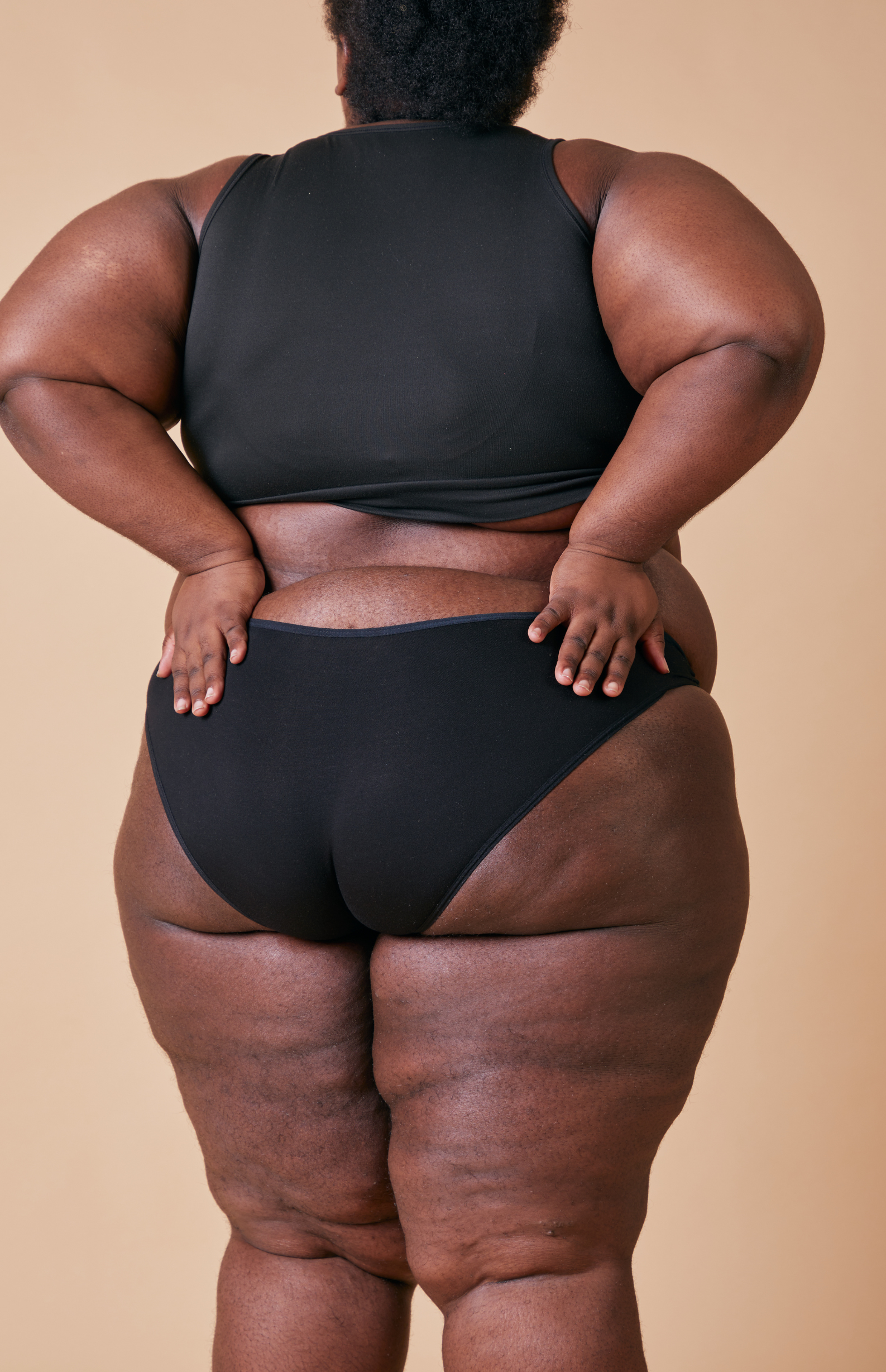 Black modal panties for women – Tilt Panther underwear, everyday comfort fit.