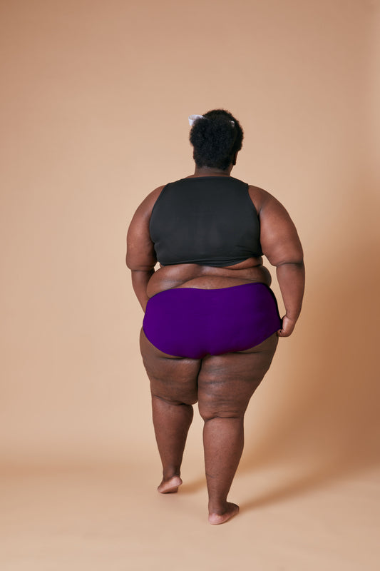 Tilt Merlot modal underwear – violet panties for women with leak proof gusset.
