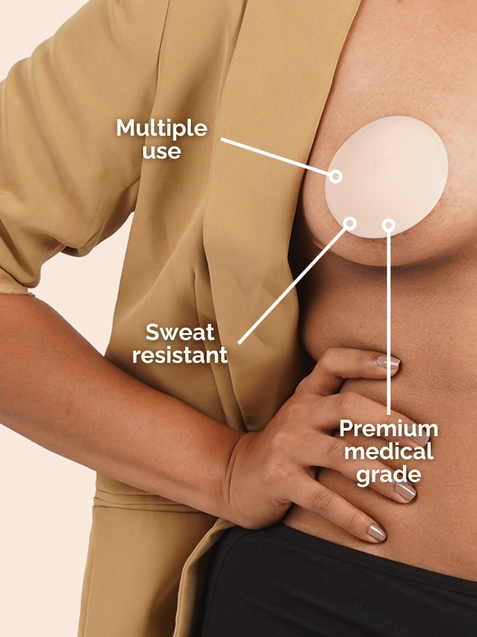 Pack of 2 - Nipple Covers - Non-Adhesive