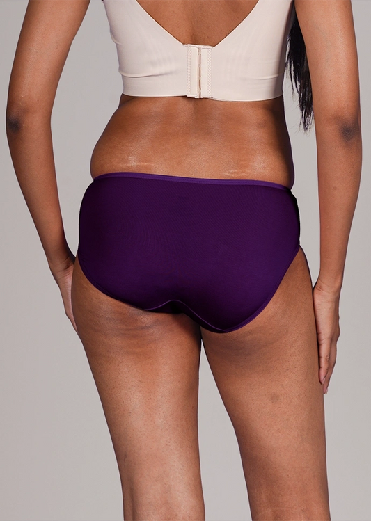 3 Pack - Violet Bamboo Absorbent Underwear