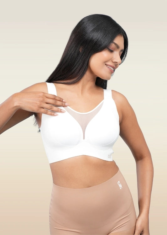 White Minimiser Bra