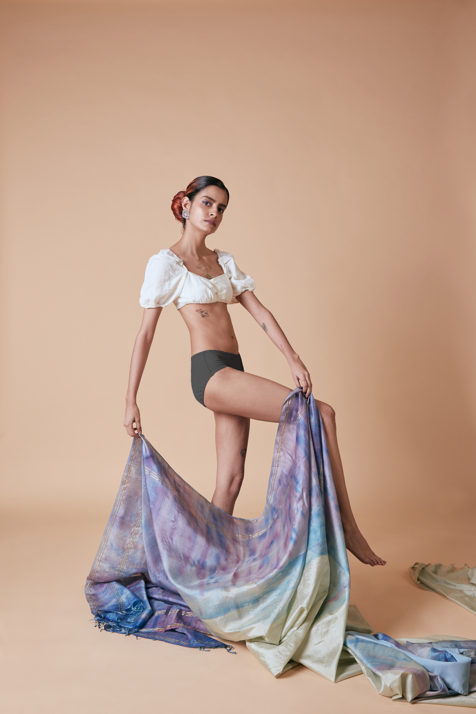 Tilt modal underwear โ grey pepper panties for women, leak proof and sweat-free.