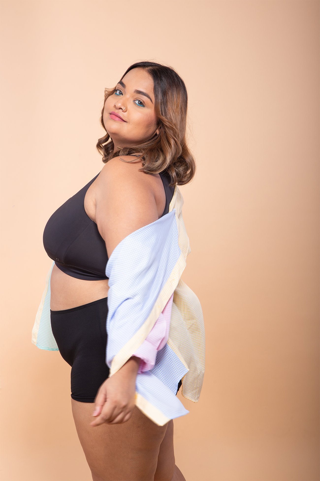 Black boyshorts for women โ Tilt modal underwear, soft absorbent fabric.