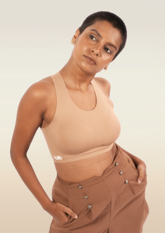 2 Pack - Tilt x Dr. Cuterus Beige Crossback Bra