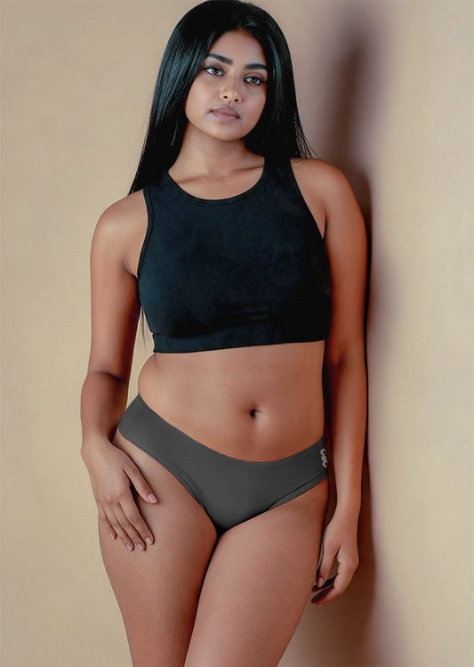 Assorted 3 Pack - Low-waist Bamboo Absorbent Underwear