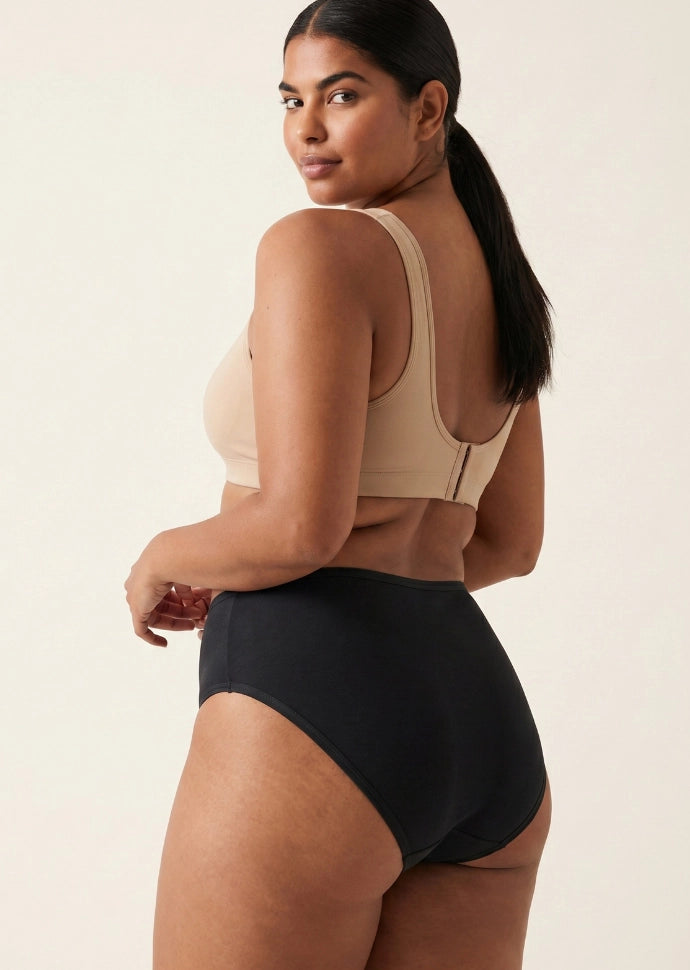 Black Bamboo Absorbent Underwear