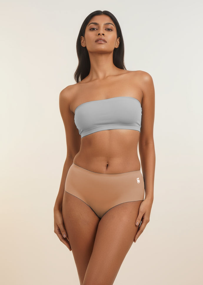 2 Pack - Beige Seamless Underwear