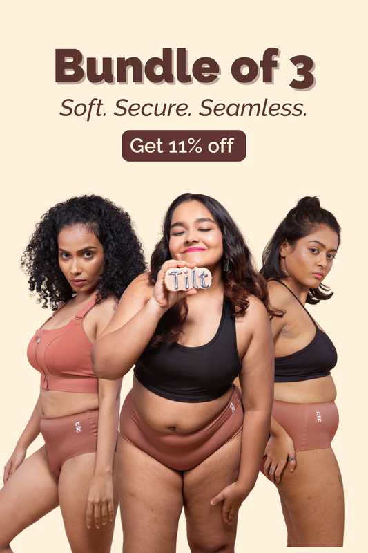 Gulab Pack of 3 - Rose Gold Seamless Undies