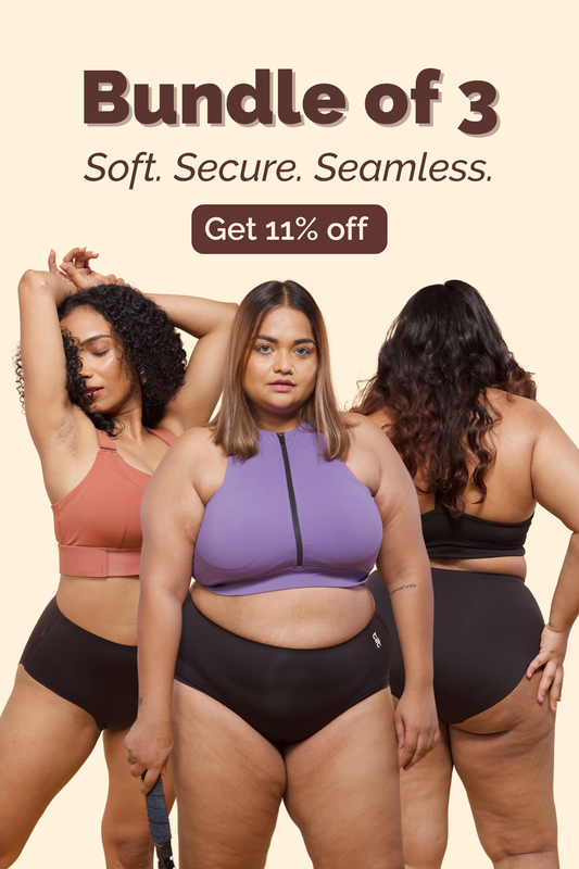 Aero Pack of 3 - Black Seamless Undies