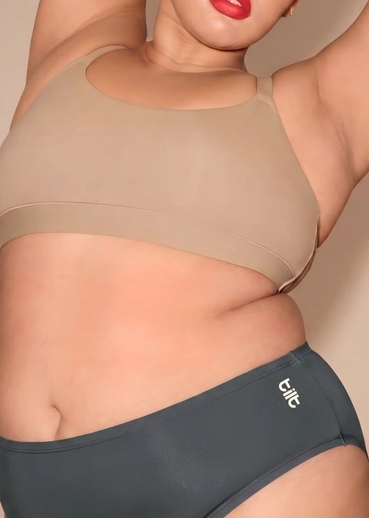 Grey Bamboo Absorbent Underwear