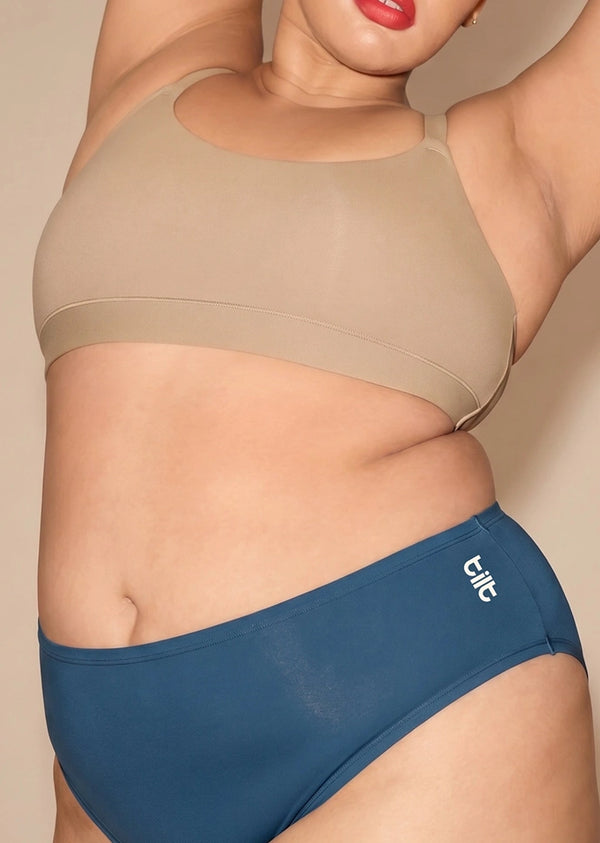 Blue Bamboo Absorbent Underwear