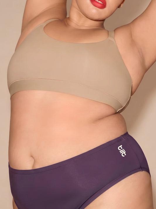 Violet Bamboo Absorbent Underwear