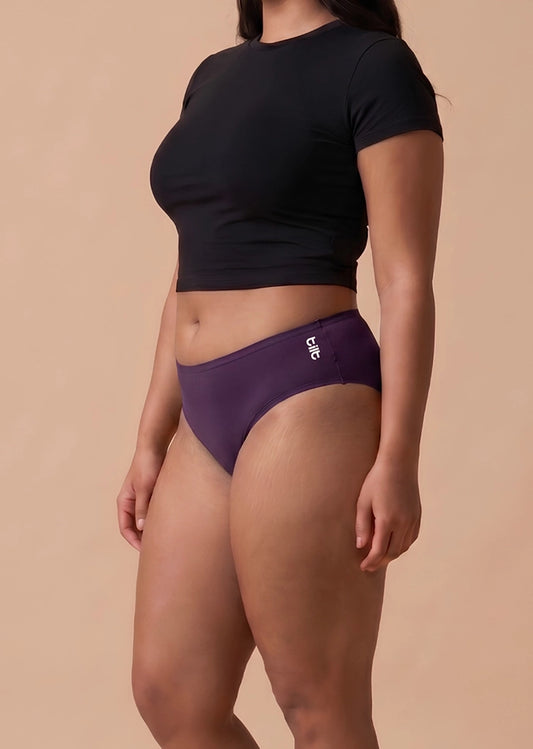 6 Pack - Violet Bamboo Absorbent Underwear