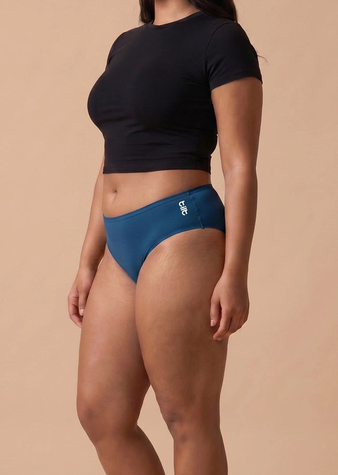 Blue Bamboo Absorbent Underwear