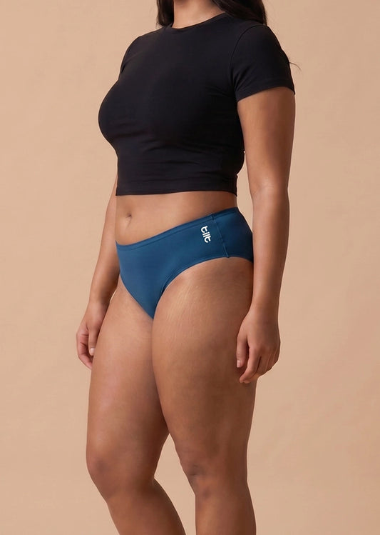Blue Bamboo Absorbent Underwear