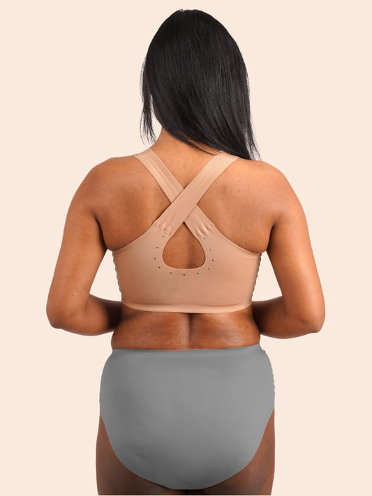 Moisture-Wicking Seamless Underwear - Vapour Grey