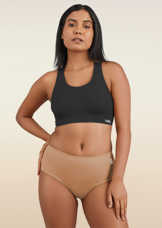 2 Pack - Beige Seamless Underwear