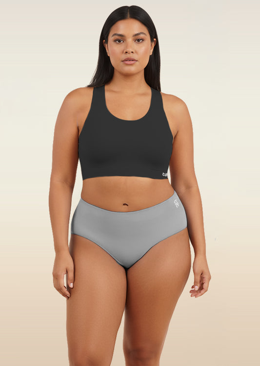 Grey Seamless Underwear