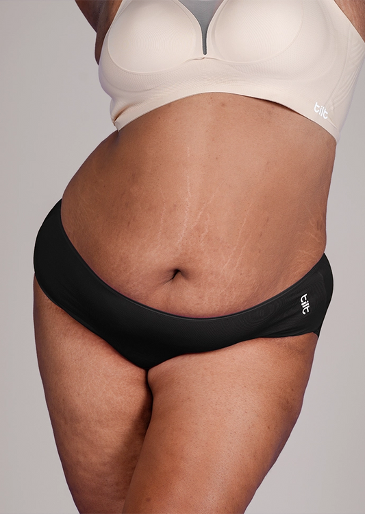 2 Pack - Black Bamboo Absorbent Underwear