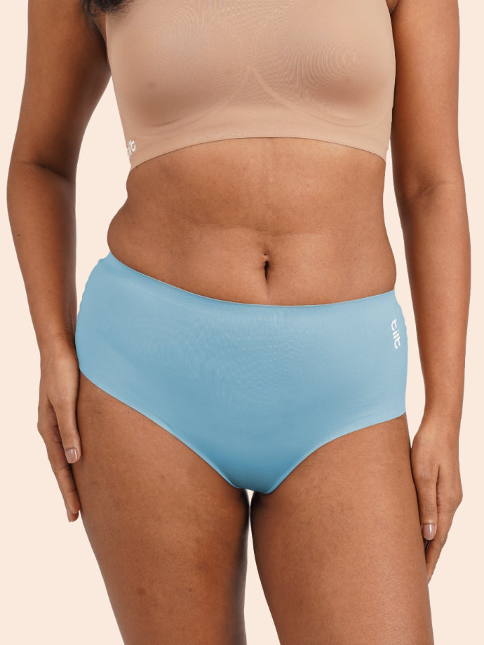 Pack of 5 - Moisture-Wicking Seamless Underwear - Ocean Blue