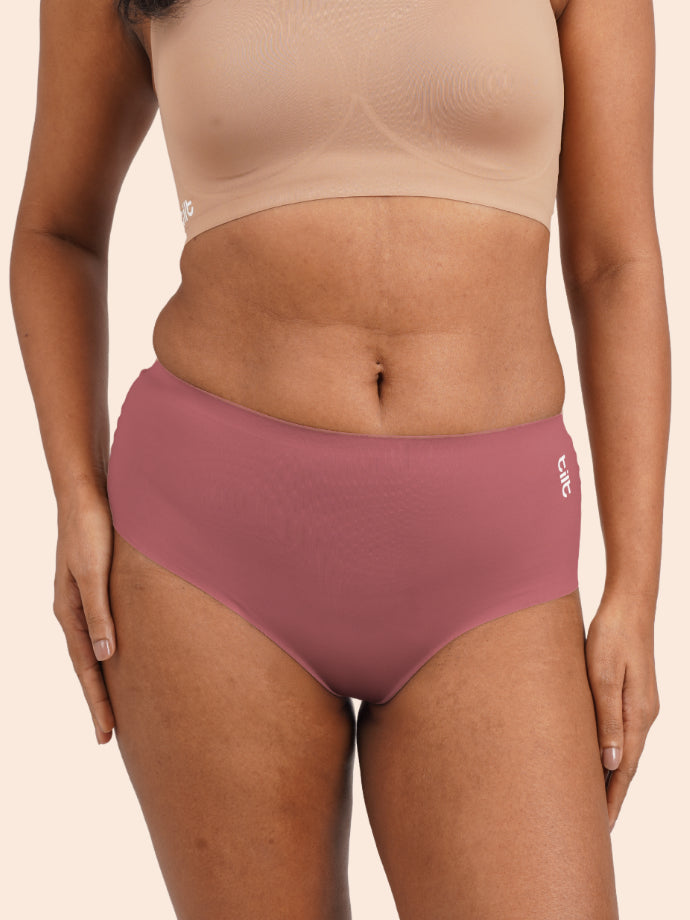 Pack of 3 - Moisture-Wicking Seamless Underwear - Gúlab Pink