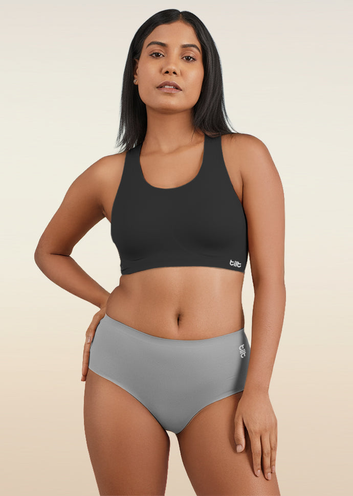 2 Pack - Grey Seamless Underwear