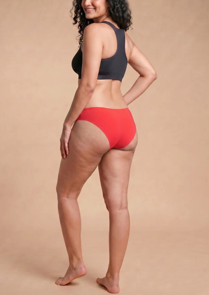 3 Pack - Red Low-waist Seamless Underwear