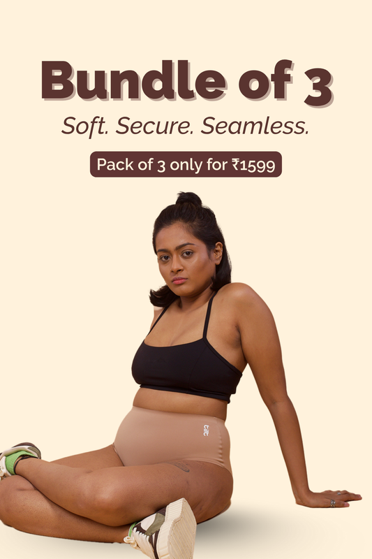 Dune Pack of 3 - Beige Seamless Undies