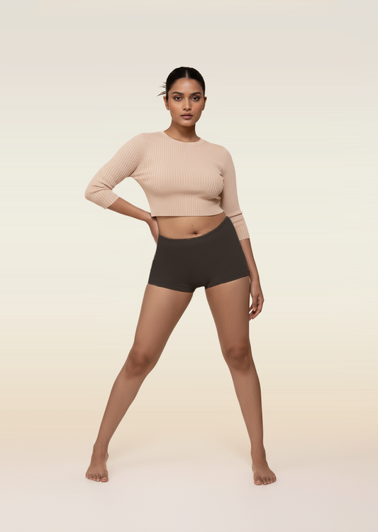 3 Pack - Black Absorbent Boyshorts