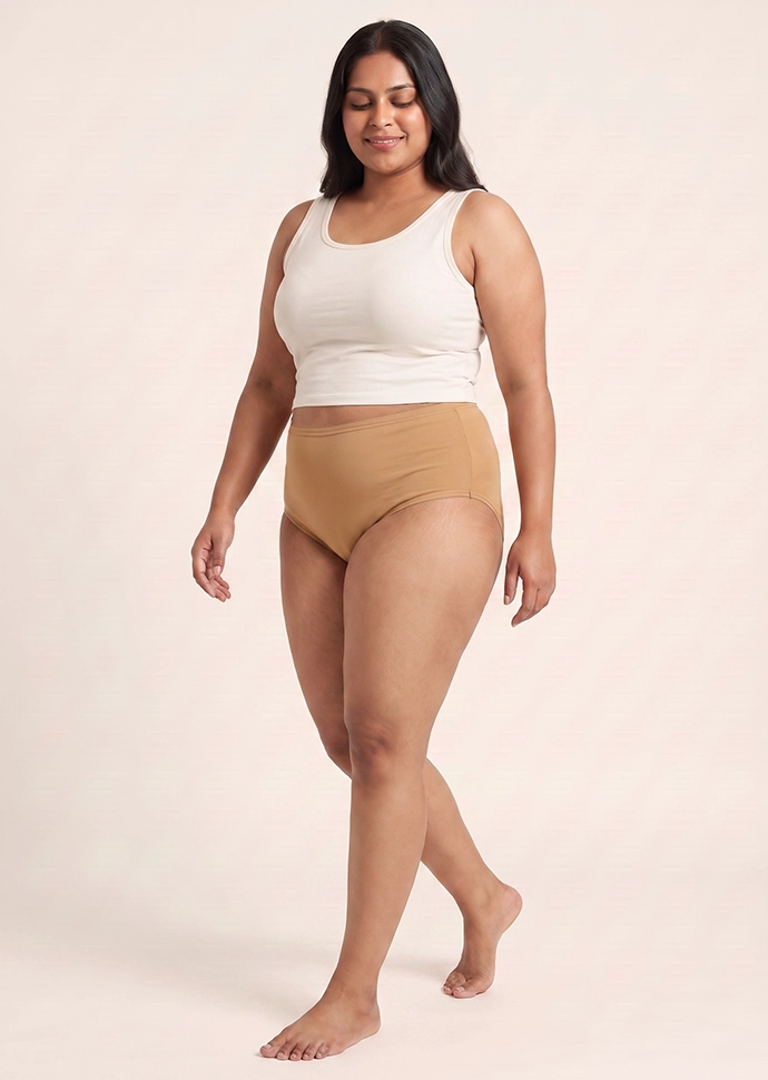 Assorted 3 Pack - High-waist Cotton Absorbent Underwear