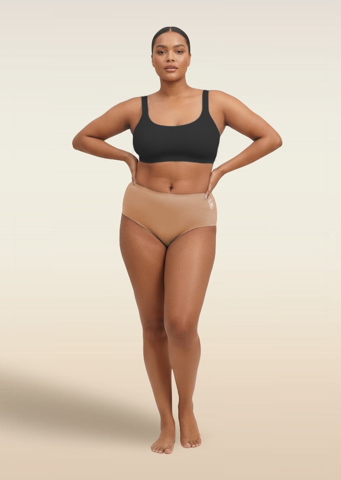 2 Pack - Beige Seamless Underwear