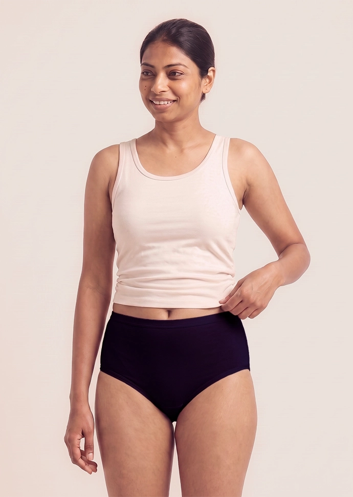 Assorted 3 Pack - High-waist Cotton Absorbent Underwear
