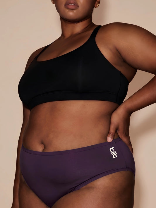 3 Pack - Violet Bamboo Absorbent Underwear