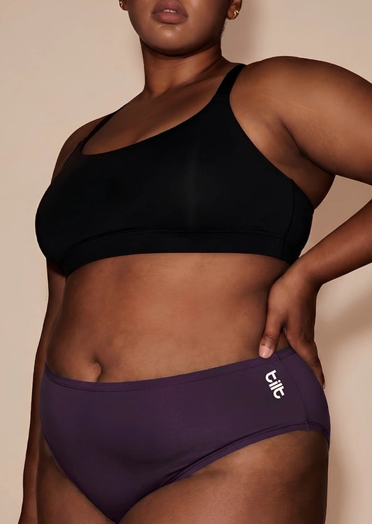 3 Pack - Violet Bamboo Absorbent Underwear