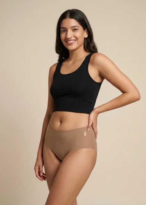 Assorted 3 Pack - Basics Mid-waist Seamless Underwear