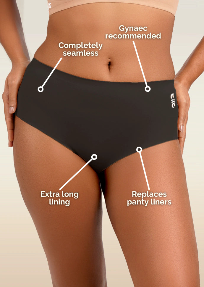 2 Pack - Black Seamless Underwear