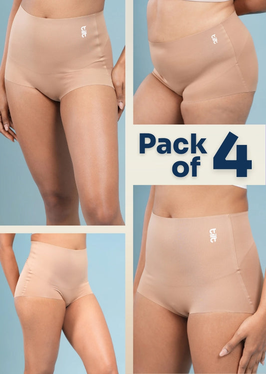 4 Pack - Beige Contour All Day Shaper