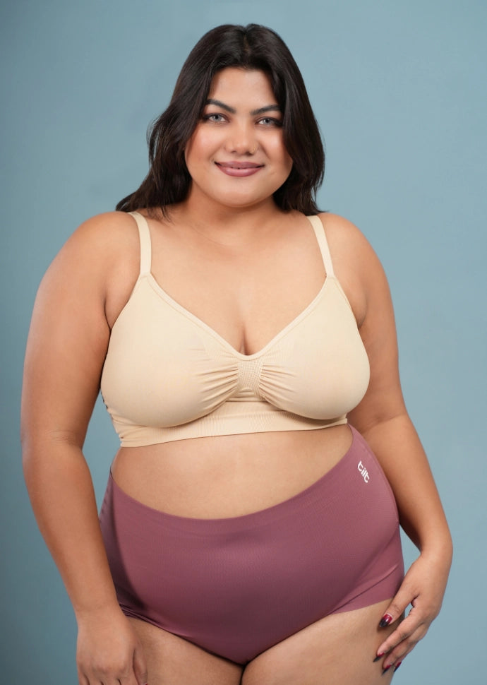 Beige Shaper Bra - 3 Pack